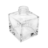Clear 50ml Empty Square Perfume Glass Bottle