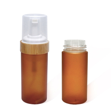 120ml Frosted Amber Plastic Foam Bottle