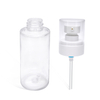 Clear Bottle with Outside Spring Lotion Sprayer Pump
