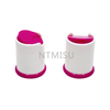 New Design Wholesale 24mm Red and White Press Disc Top Plastic Caps for Bottles