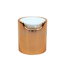 Aluminum Rose Gold Dispensing Disc Top Cap 20mm