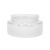 100ml Clear Glass Cream Jar