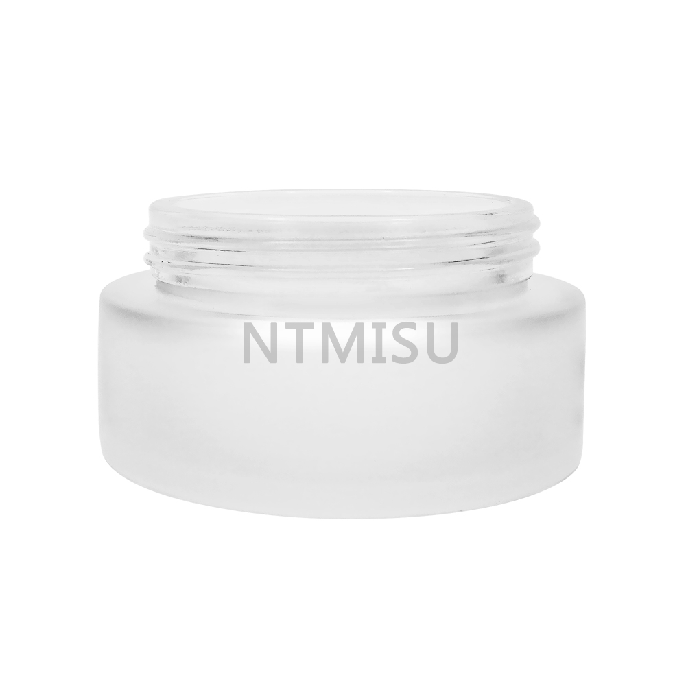 100ml Clear Glass Cream Jar
