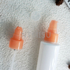 24 410 Plastic salmon-pink Treatment Pump Cream Pump for Cosmetic Packaging