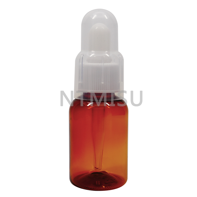 20 410 30ml amber plastic bottle dropper bottle with full closure cover