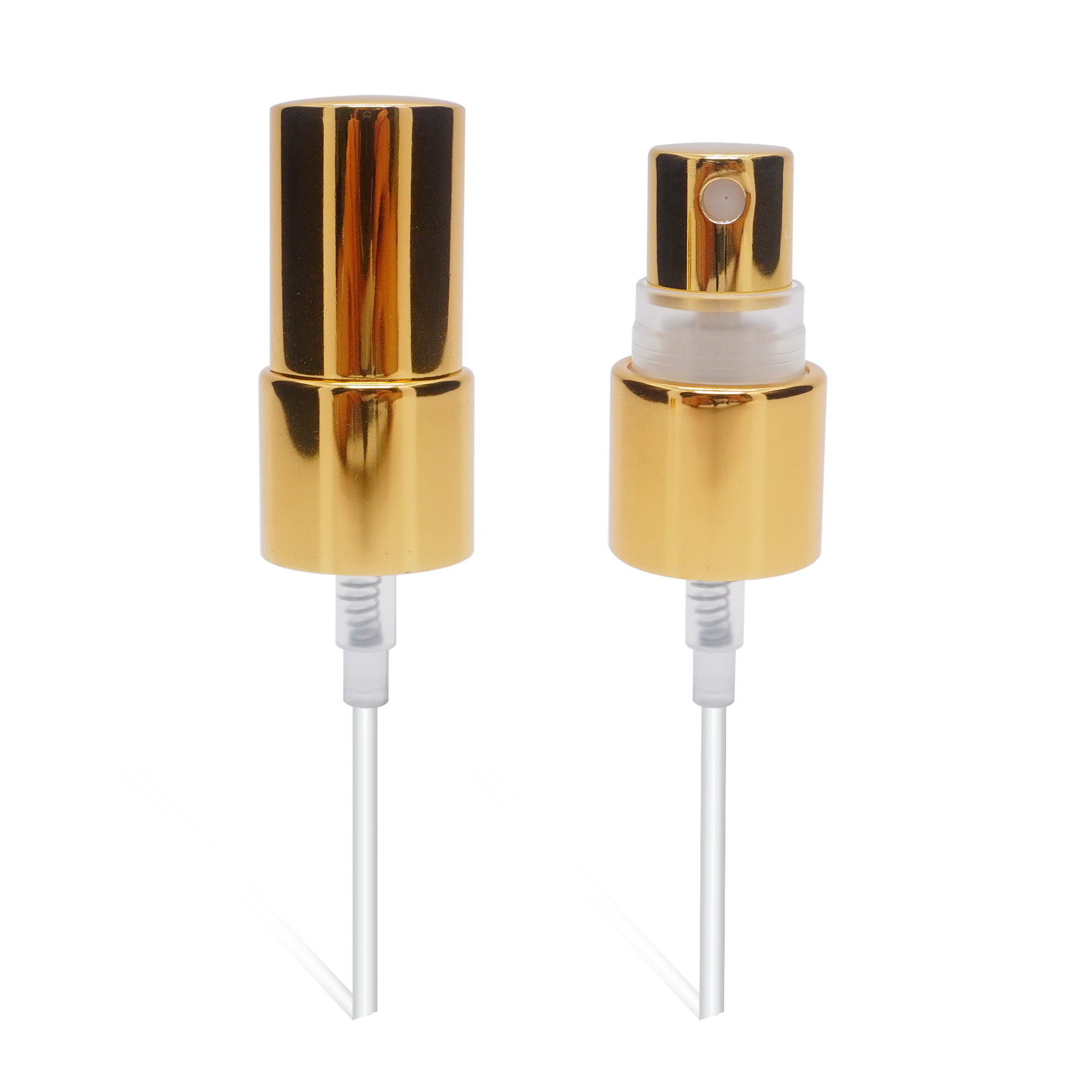 Luxury Gold Aluminum Plastic Fine Mist Sprayer
