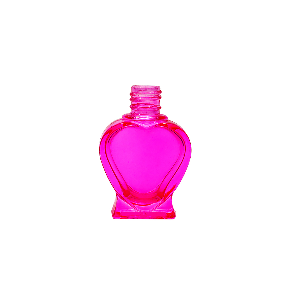 10ml Wooden Cap Red Heart Shape Glass Perfume Bottle