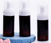 Free Sample 100mL Amber Plastic Foam Pump Bottle Wholesale Price
