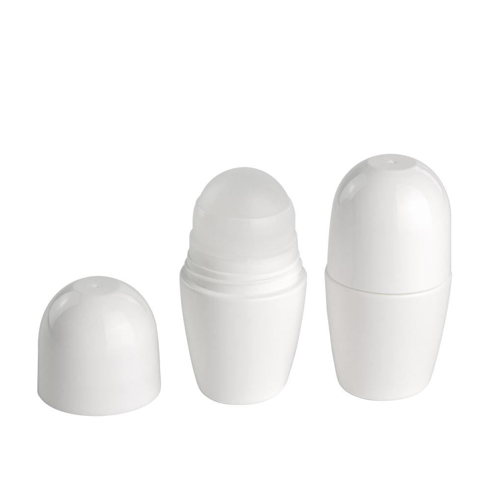 50ml White Round Fat Ball Bottle with Lid