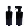1000ml Plastic Black Square Sprayer Bottle 