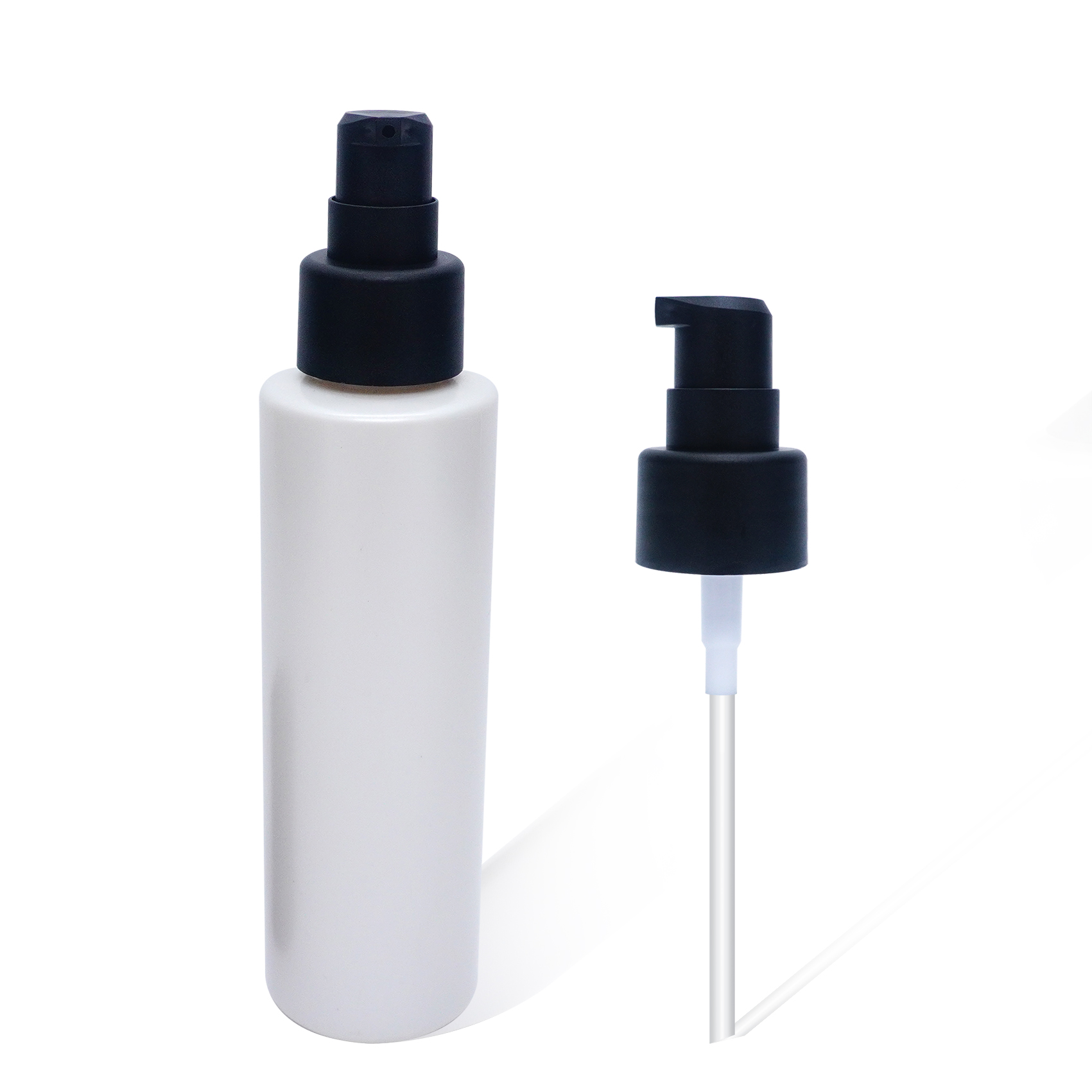 24 410 Black Serum Pump with Full Cap