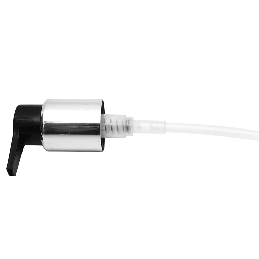 24 415 Aluminum Black Cream Pump for Cosmetic Packing