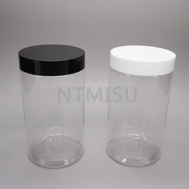 Transparent 400ml Face Cream Jar Food Jar