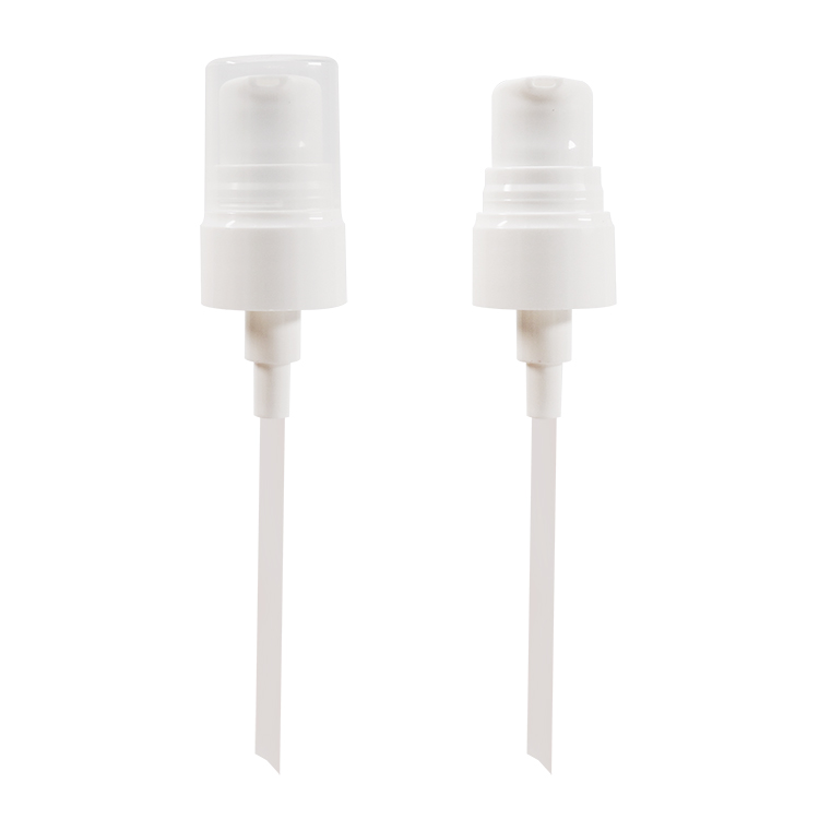  Spring External Cream Pump Treatment Pump with White Half Cover