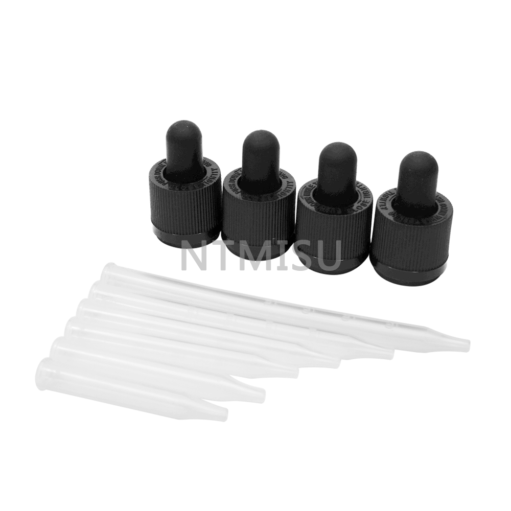 18 410 Tamper Evident Plastic Dropper for Cosmetic Packaging