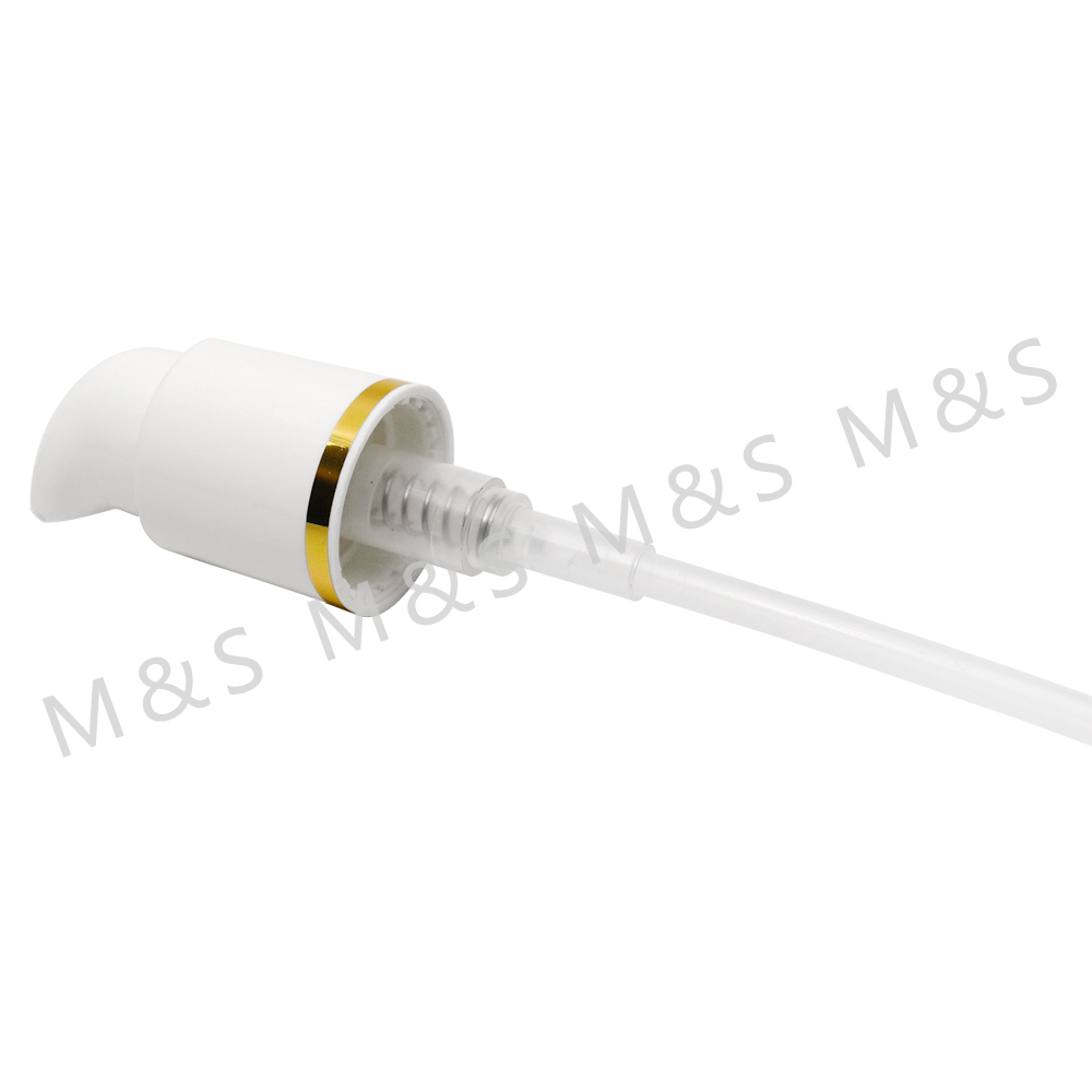 24 415 White Serum Pump for Cosmetic Packing