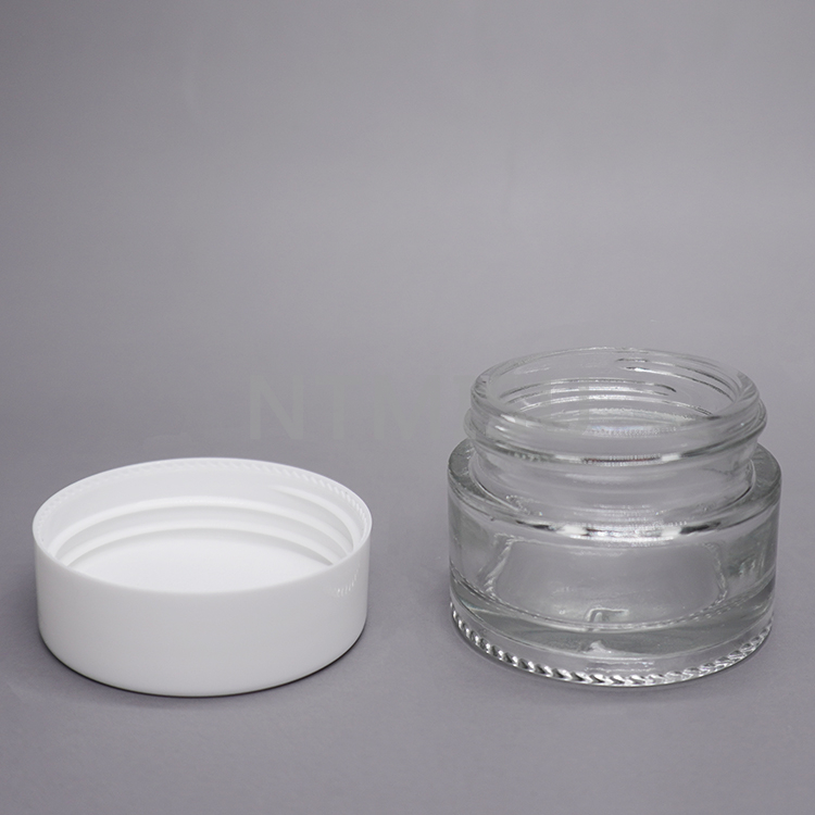 0.3oz glass frosted jar with lid wholesale