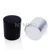 24mm Aluminium Shiny Black And Silver Cap Universal Screw Cap