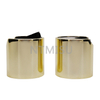 24/410 Multiple Specifications Black Disc Top Cap with Electrochemical Aluminum Light Golden Closure
