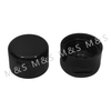 25mm Black Regular Butterfly Flip Top Cap