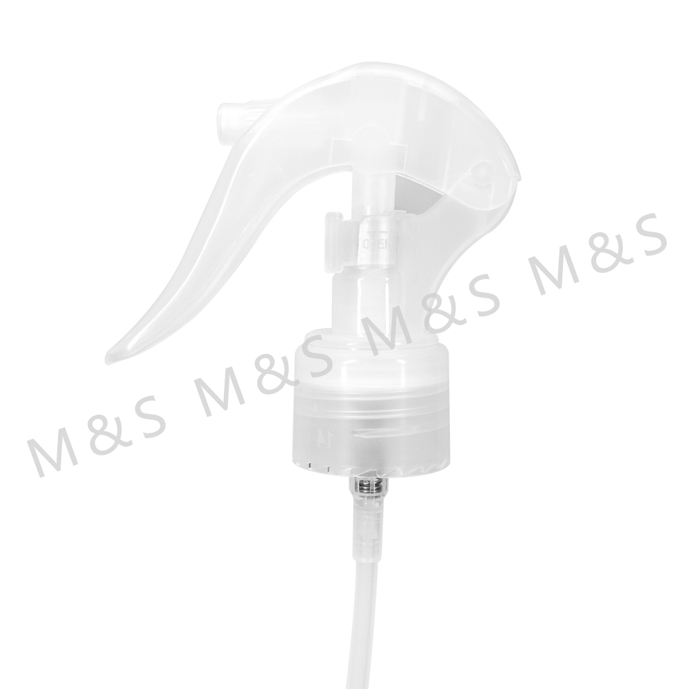 24 410 Clear Mini Trigger Sprayer with Clip Locked 