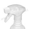 28 410 White Transparent Ribbed Plastic Hand Trigger Sprayer