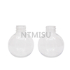100ml Spherical Bottle Baking Soda Toothpaste Bottle Plastic Light Bulb Bottle