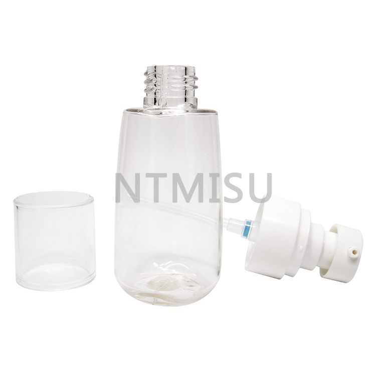 Hot Selling New Thick Bottom Portable PETG 55ml UPG Spring Outside Bottle With Lotion Pump