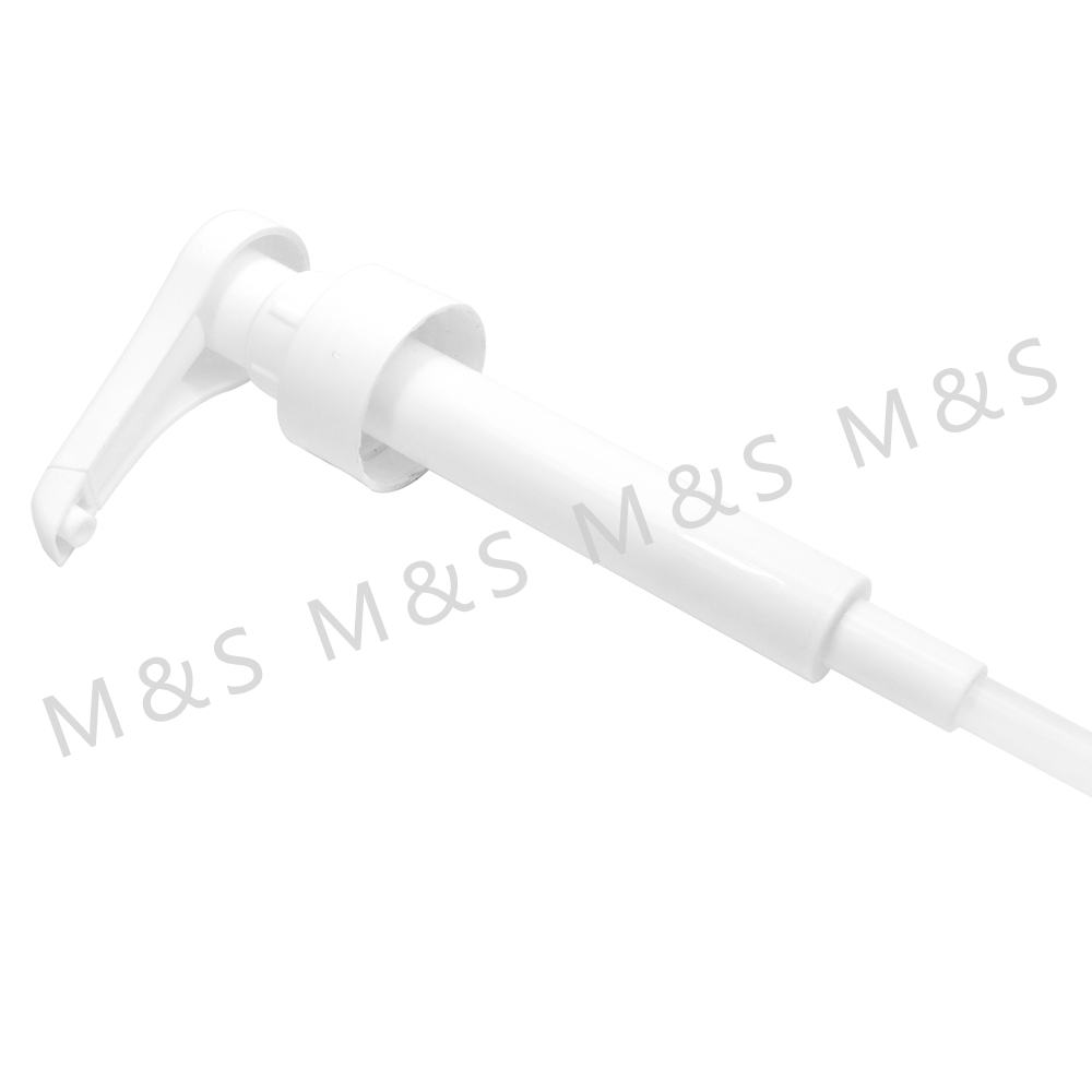 31mm White Plastic Food Grade Syrup Pump for Chocolate Dispensing