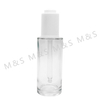 20 410 Matte White Press Dropper for Essential Oil Bottle