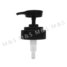 28mm Black Screw Plastic Lotion Pump for Cosmetic Bottle