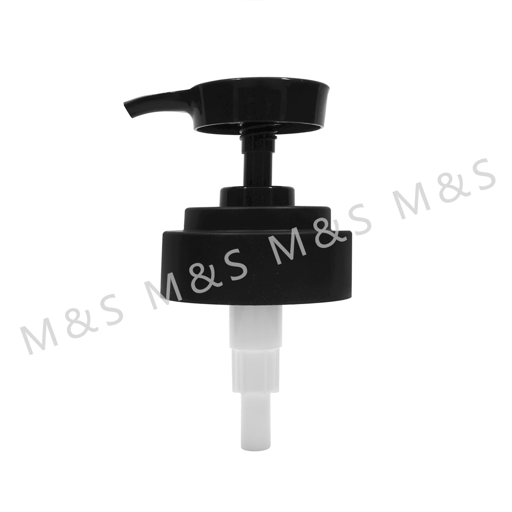 28mm Black Screw Plastic Lotion Pump for Cosmetic Bottle