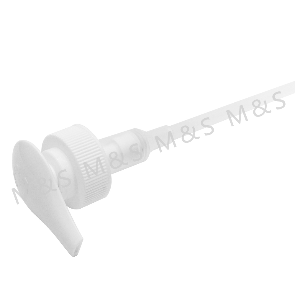 28 400 up and down lock white plastic screw lotion pump
