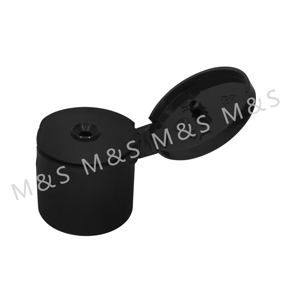 28mm Plastic Smooth Round Screw Flip Top Cap