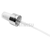 24 410 Aluminum White Cream Pump for Cosmetic Packing