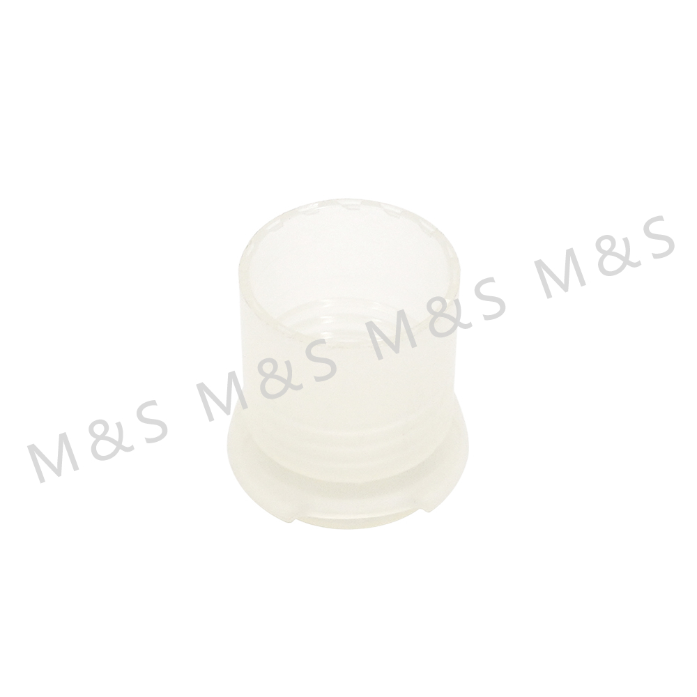 24mm Wholesale Transparent Disc Top Cap with Smooth Surface