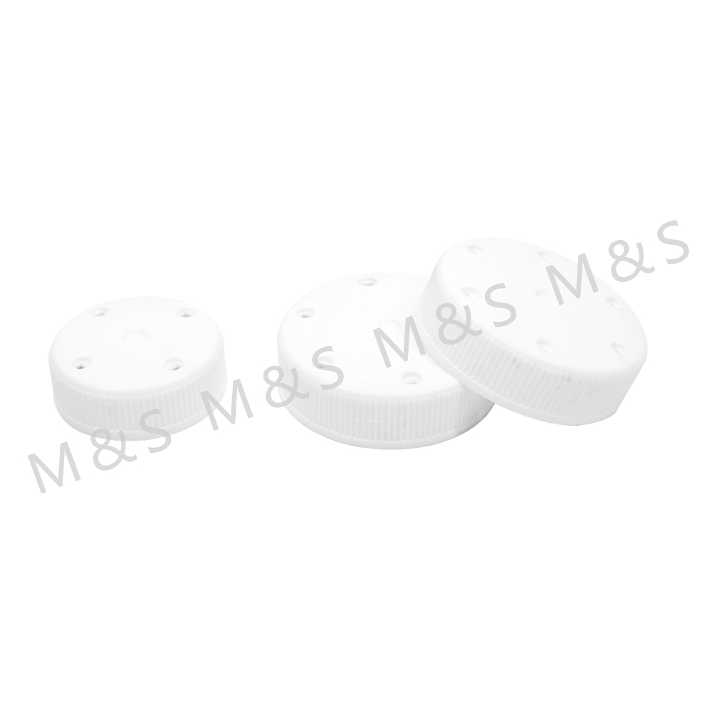 28mm 38mm White Screw Cap with Hole