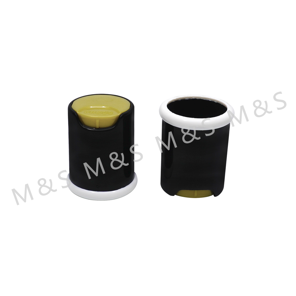 27mm High Quality Black And White Disc Top Cap