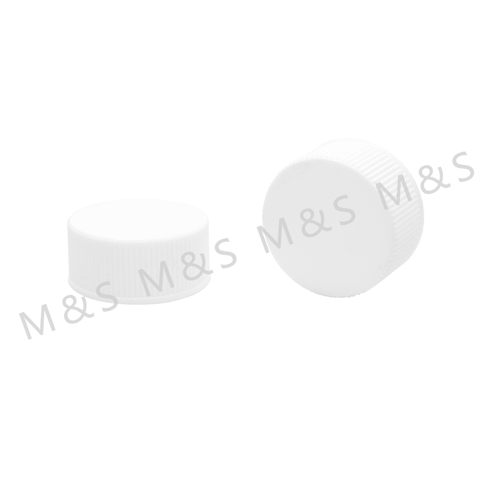 32mm White Plastic Threaded Top Cap