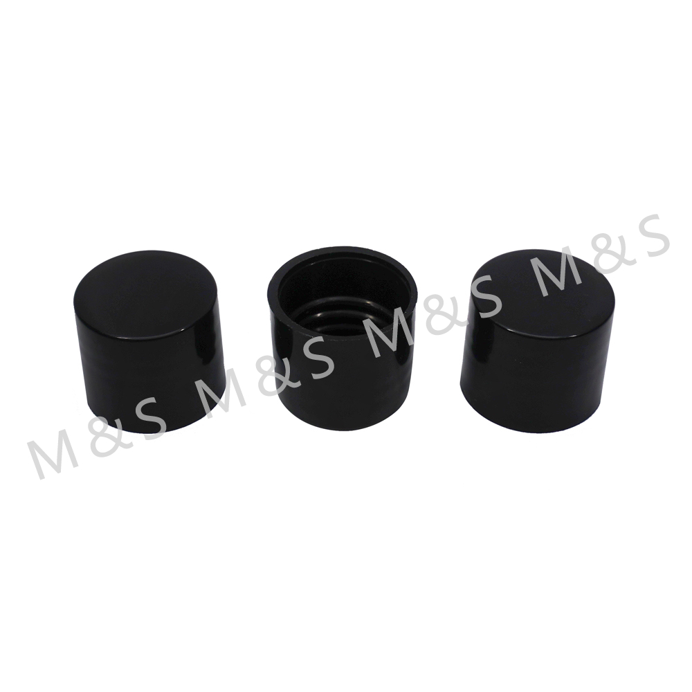 Fast Delivery 20 410 Black Plastic Smooth Cap for Bottles