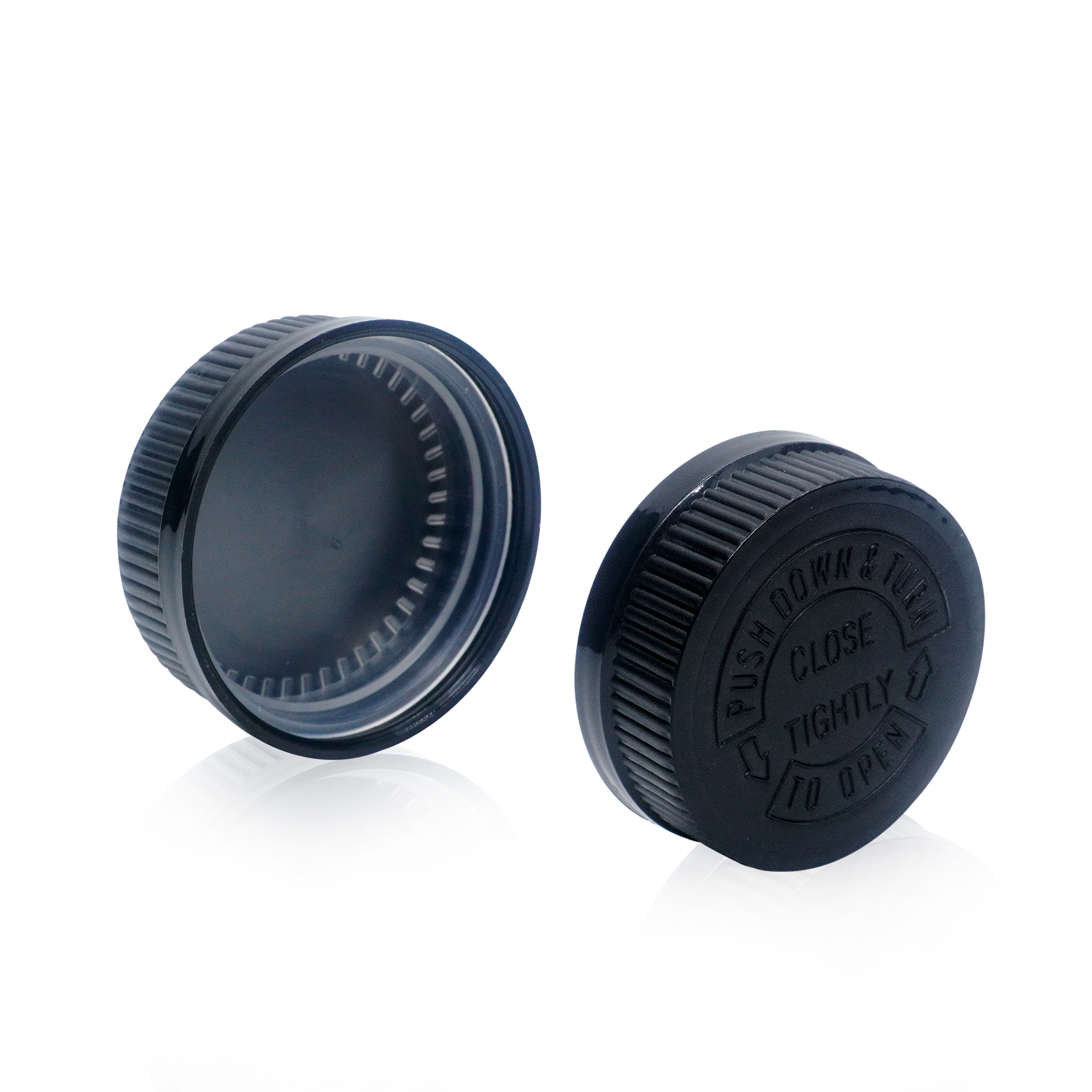 44mm Pressure Screw Cap Plastic Bottle Cap Childproof Cap