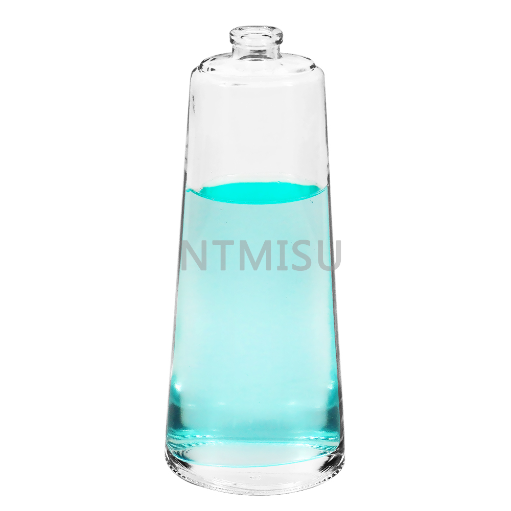 Irregular Shape Clear 100ml Empty Perfume Glass Bottle