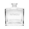 Wholesale 200ml Square large capacity glass container for perfume