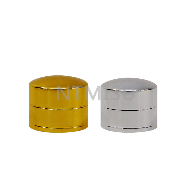 Curved Top 24 410 Shining Golden Silver Screw Cap for Bottles