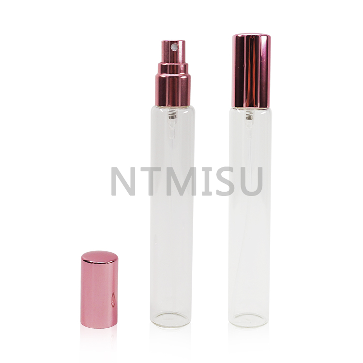 Professional Manufacture 13 415 Shiny Pink Aluminum Perfume Sprayer Dispenser Pump