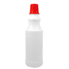 28 410 Red Mushroom Plastic Ribbed Screw Top Cap 