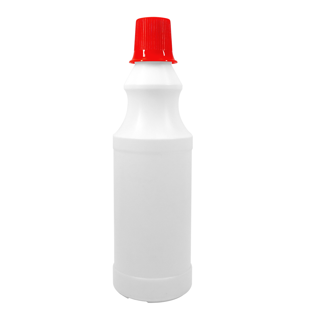 28 410 Red Mushroom Plastic Ribbed Screw Top Cap 