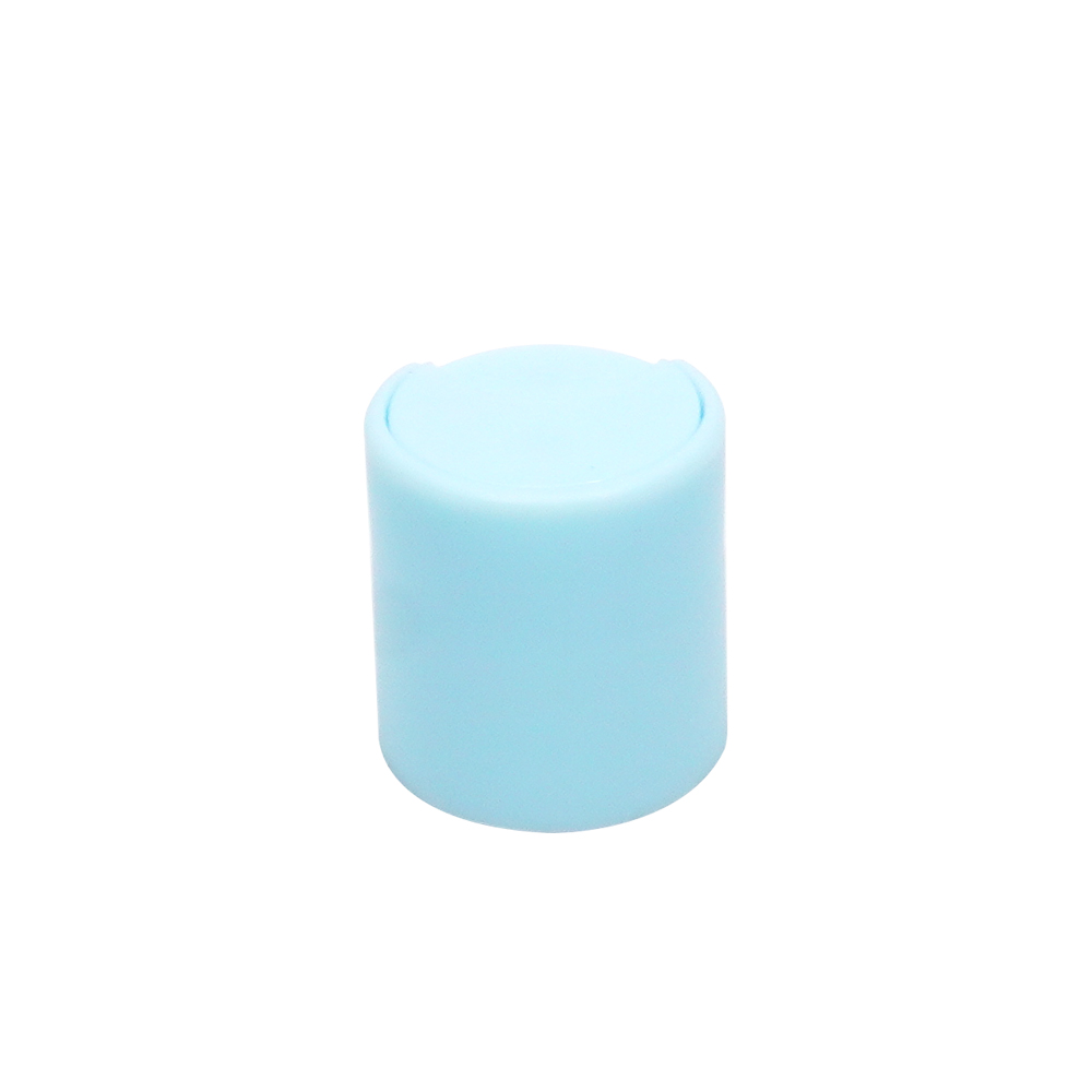 20 410 Blue Plastic Smooth Round Screw Disc Top Cap