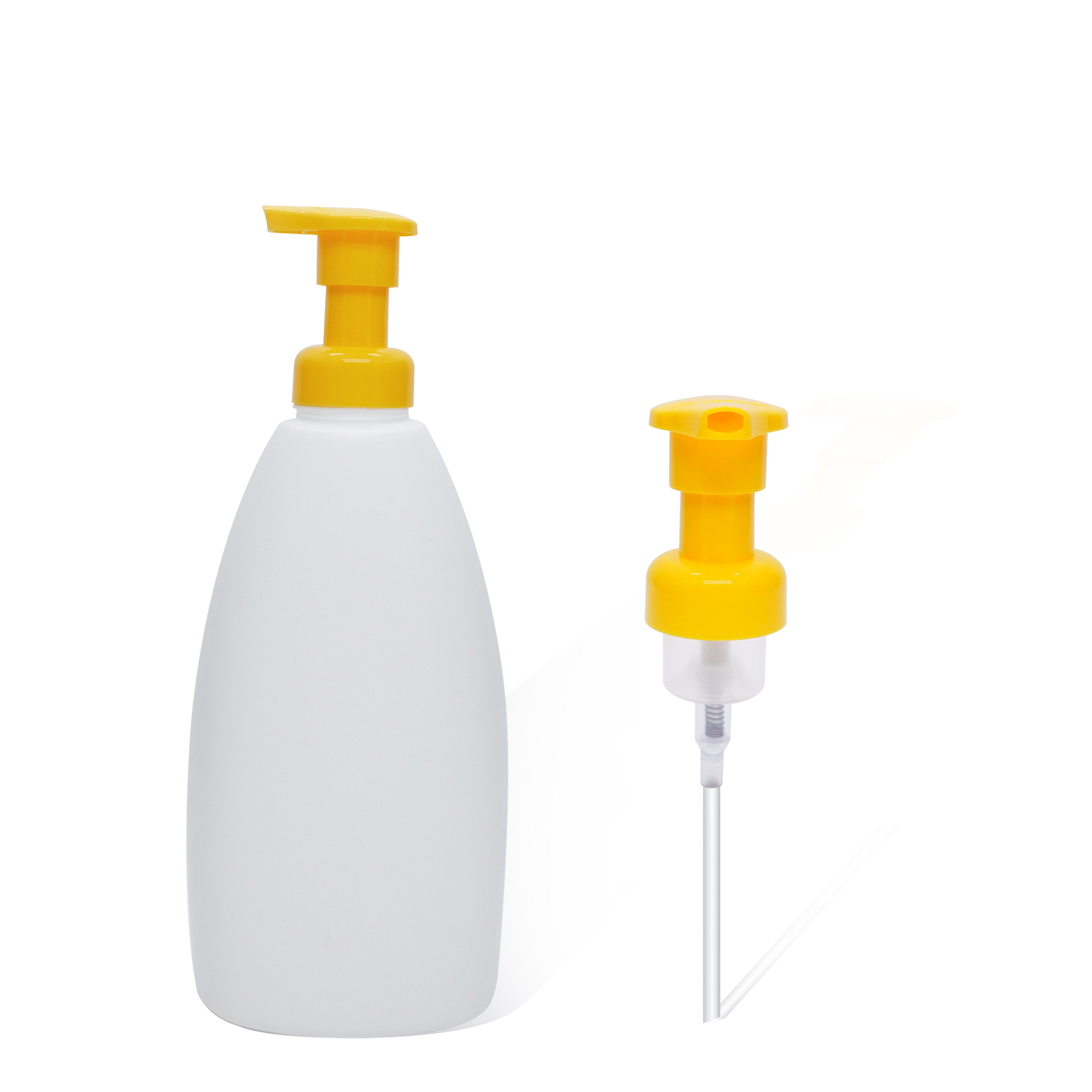 30mm Yellow Plastic Foam Pump Press Pump Left And Right Switch Pump