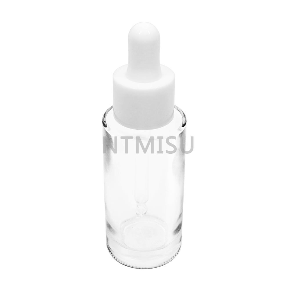 20mm White Regular Silicone Dropper for Bottle